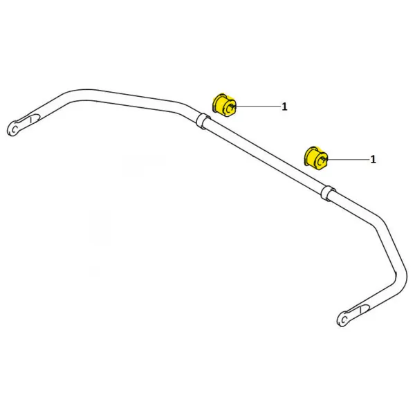 Buje de barra estabilizadora delanteros para suzuki swift 2005 2011 1.3 m13a - Buje De Barra Estabilizadora Delanteros | ClickRepuestos